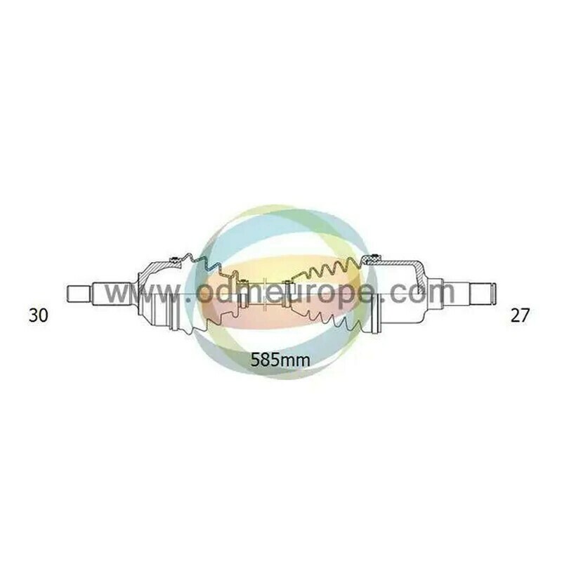 SEMIASSE/ALBERO MOTORE CAMBIO MANUALE ANTERIORE SINISTRO Chevrolet Cruze da 2009 a 2020