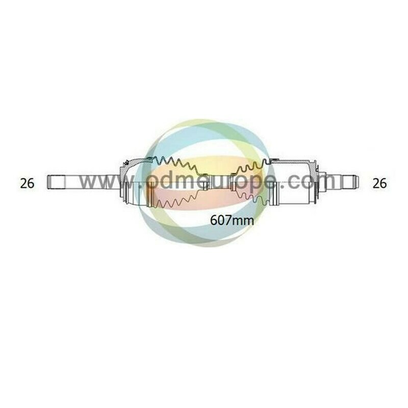 SEMIASSE/ALBERO MOTORE CAMBIO MANUALE / AUTOMATICO ANTERIORE DESTRO Suzuki Grand Vitara XL-7 I da 1998 a 2006