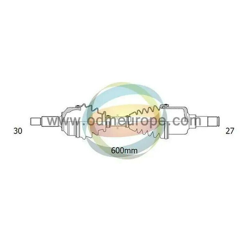SEMIASSE/ALBERO MOTORE CAMBIO MANUALE ANTERIORE DESTRO Chevrolet Cruze da 2009 a 2020