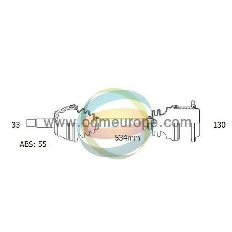 SEMIASSE/ALBERO MOTORE CAMBIO AUTOMATICA ANTERIORE DESTRO Chevrolet Tahoe da 1999 a 2007
