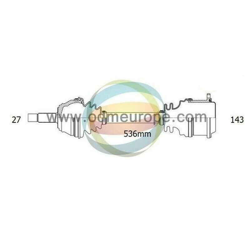 SEMIASSE/ALBERO MOTORE CAMBIO MANUALE / AUTOMATICO Chevrolet	S10 [Blazer] da 1994 a 2005