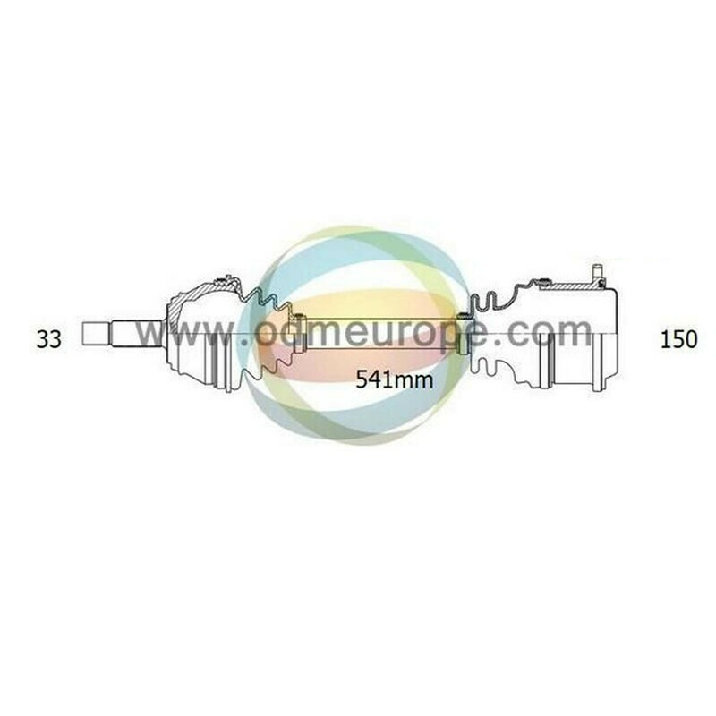 SEMIASSE/ALBERO MOTORE CAMBIO AUTOMATICO Chevrolet	Silverado 1500 da 1999 a 2008