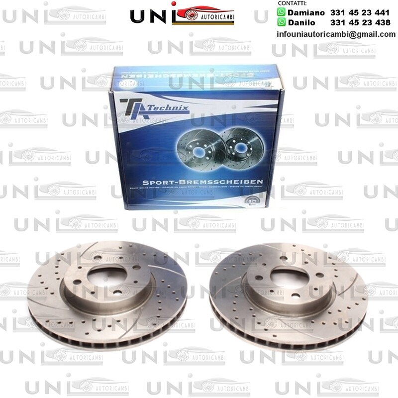 2X Dischi Sportivi Anteriori Volvo 850 / 850 Kombi