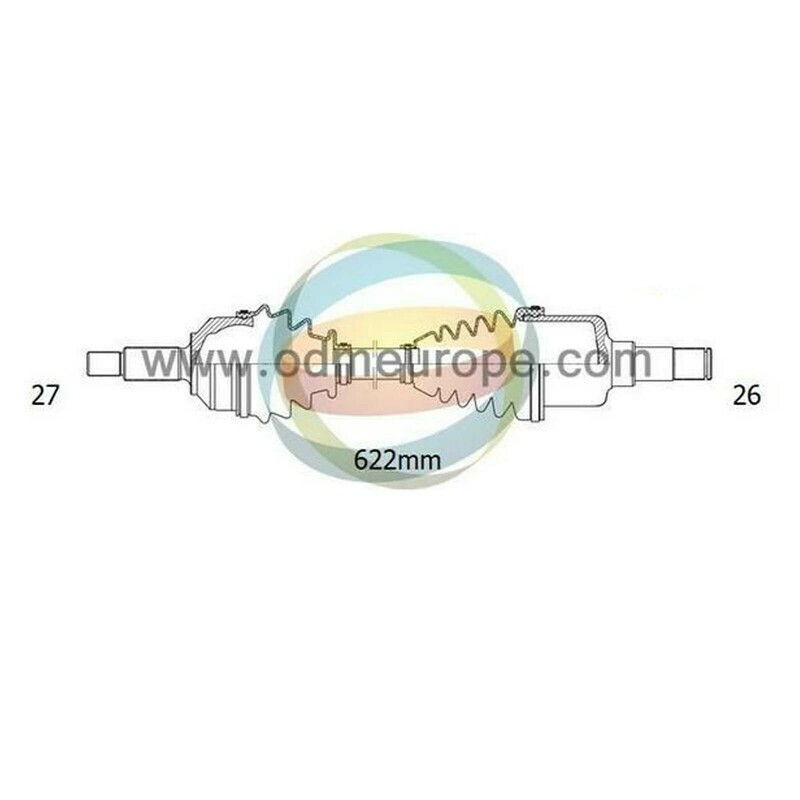SEMIASSE/ALBERO MOTORE CAMBIO MANUALE ANTERIORE SINISTRO FORD MONDEO I DA 1993- / FORD MONDEO II DA 1996-