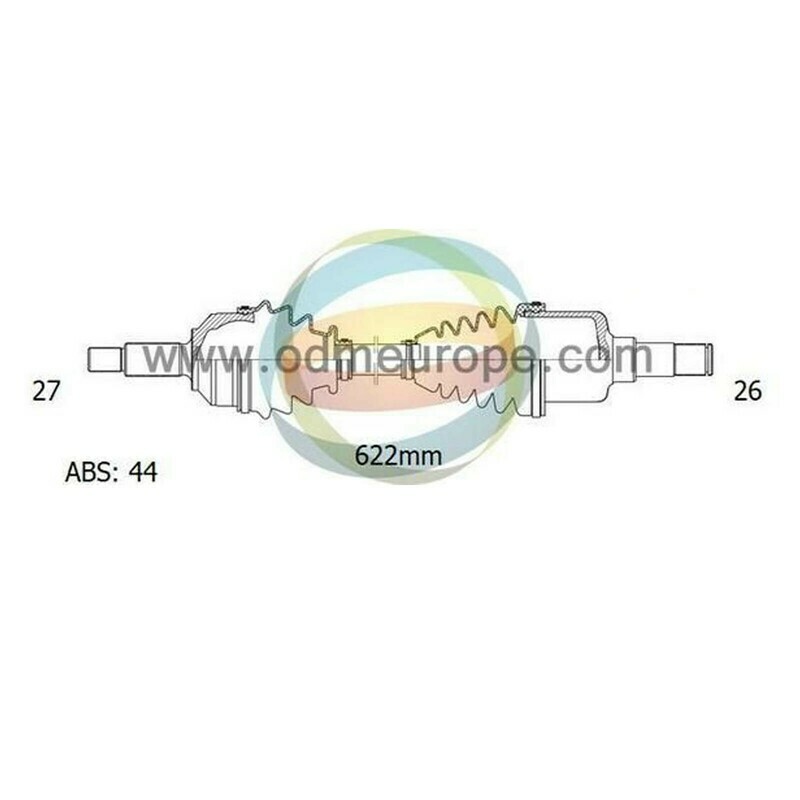 SEMIASSE/ALBERO MOTORE CAMBIO MANUALE ANTERIORE SINISTRO FORD MONDEO I DA 1993- / FORD MONDEO II DA 1996-