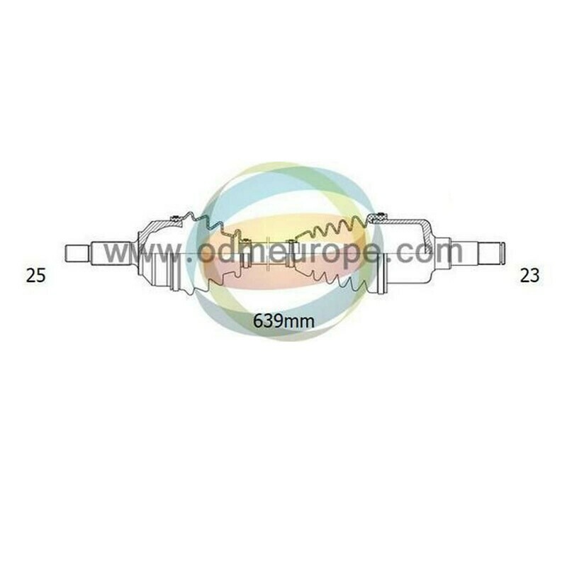 SEMIASSE/ALBERO MOTORE CAMBIO MANUALE ANTERIORE SINISTRO Ford Focus I da 1998 a 2005