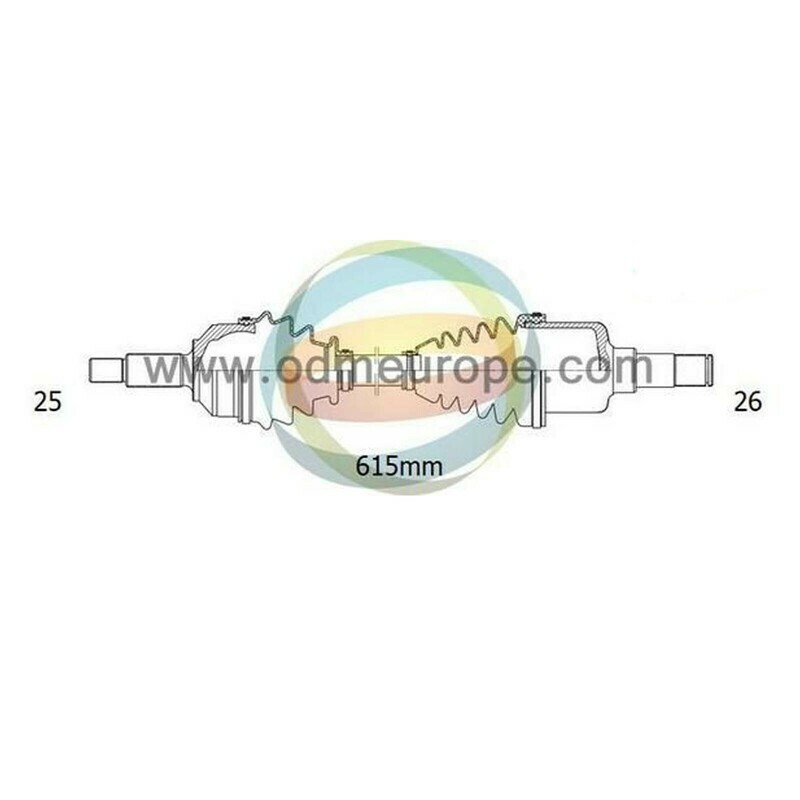 SEMIASSE/ALBERO MOTORE CAMBIO MANUALE / AUTOMATICO ANTERIORE SINISTRO Ford Focus I da 1998 a 2005