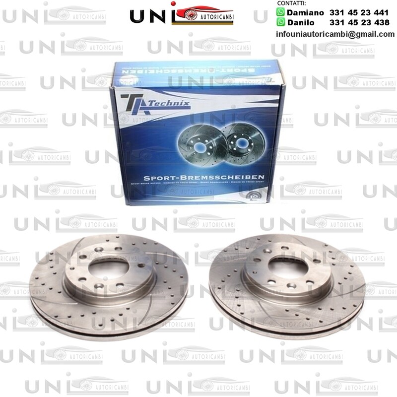 2X Dischi Sportivi Anteriori Mazda 6 / Mazda 6 Hatchback / Mazda 6 Station Wagon