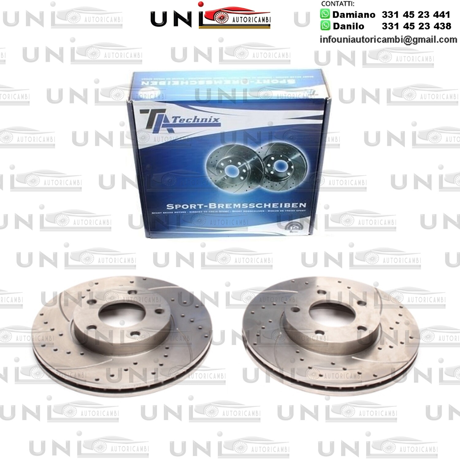 2X Dischi Sportivi Anteriori Mazda 3 / Mazda 3 Sedan / Mazda 5