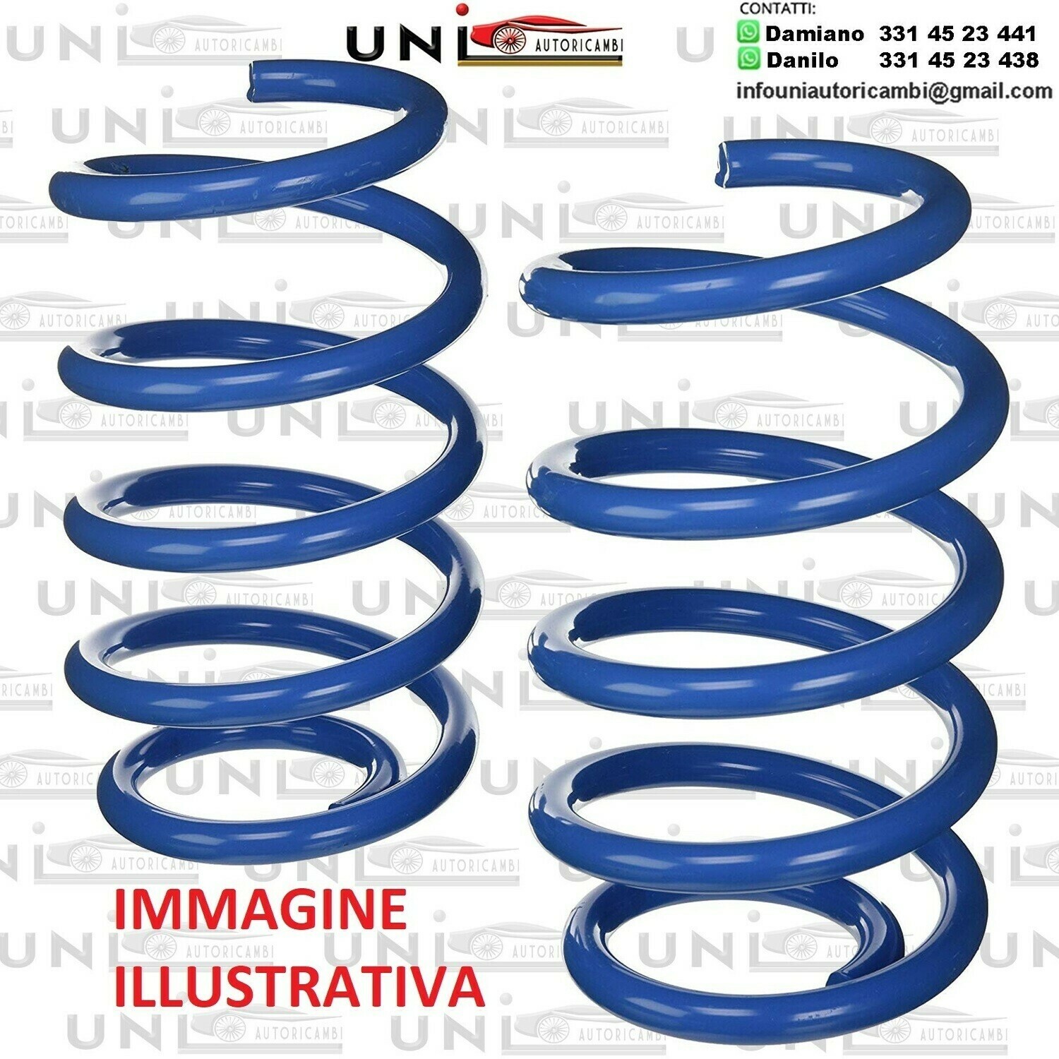 Kit 2 Molle Posteriori Rinforzate da carico  TOYOTA CAMRY V2 - CARINA T17 - COROLLA E