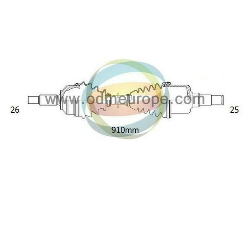 SEMIASSE/ALBERO MOTORE CAMBIO MANUALE / AUTOMATICO Honda Civic [EG] / Civic [Coupe] [EJ] / Civic [MA, MB] / Civic [EH] / CRX [EH] da 1992 a 1999