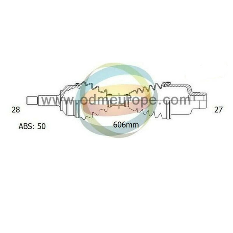 SEMIASSE/ALBERO MOTORE CAMBIO MANUALE / AUTOMATICO ANTERIORE SINISTRO Honda	CR-V [RD] da 1995 a 2002