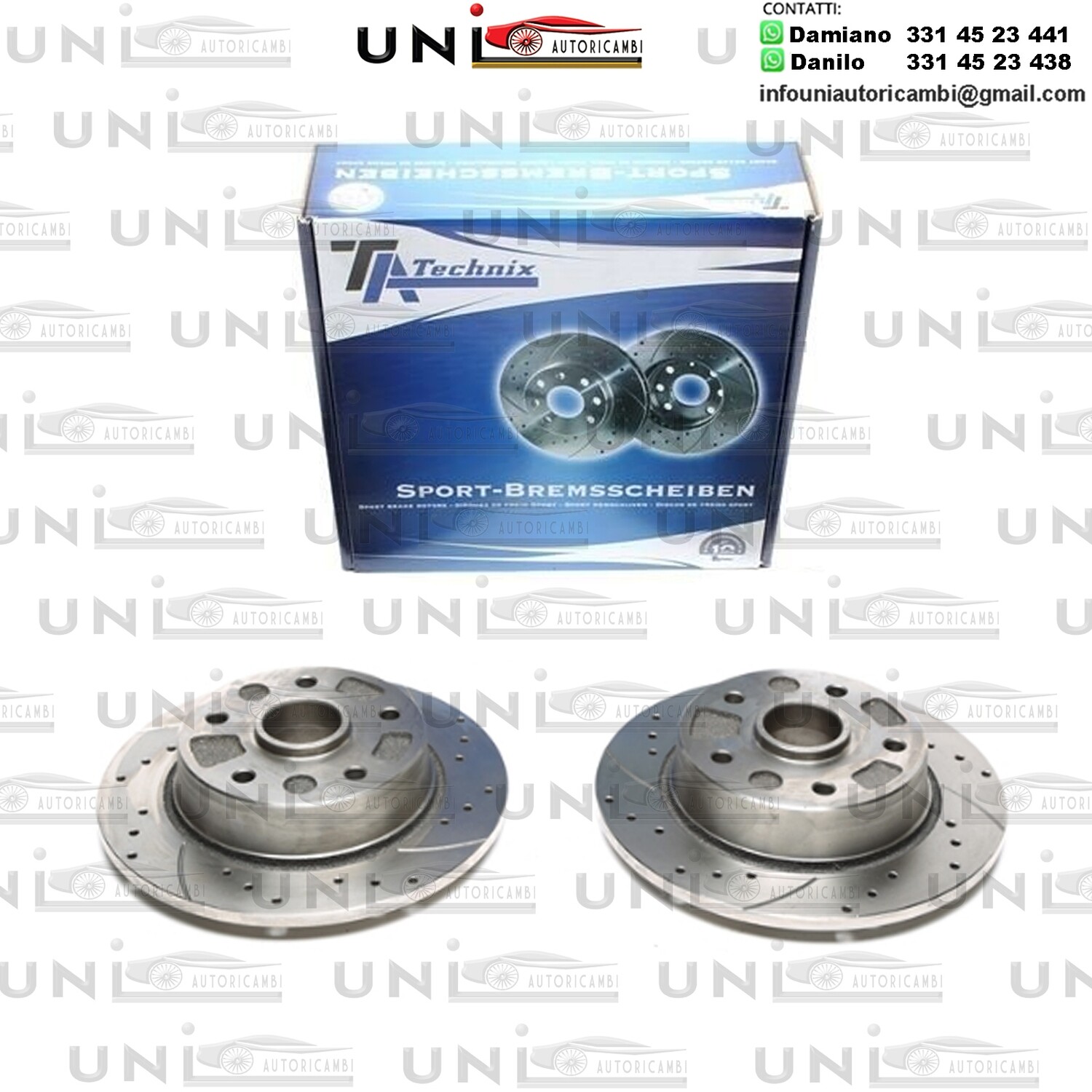2X Dischi Sportivi Posteriori Mazda 626 III / 626 III Hatchback