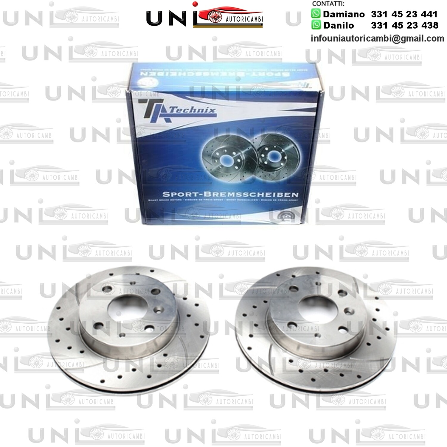 2X Dischi Sportivi Anteriori Daihatsu Applause I / II / Charade III / IV / Charade III / IV Sedan / Gran Move