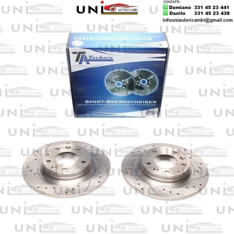 2X Dischi Sportivi Posteriori Mazda 323 / 626 / Mazda 6 / MX5 / Premacy