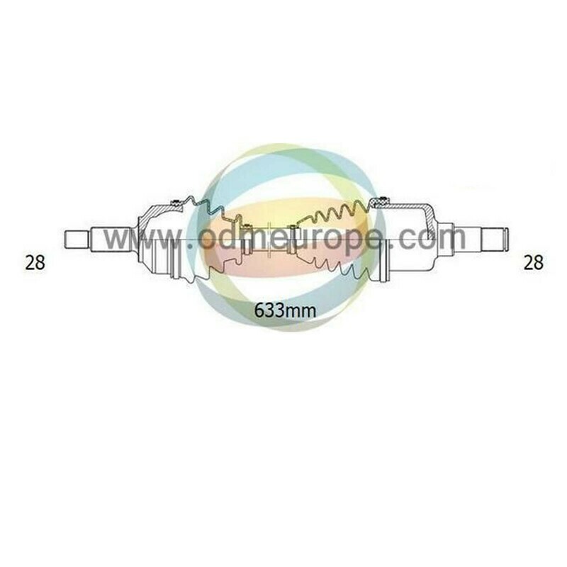 SEMIASSE/ALBERO MOTORE CAMBIO MANUALE / AUTOMATICO ANTERIORE SINISTRO Ford Probe da 1993 a 1998 / Mazda Xedos 6 / MX-6 / 626 da 1991 a 1997