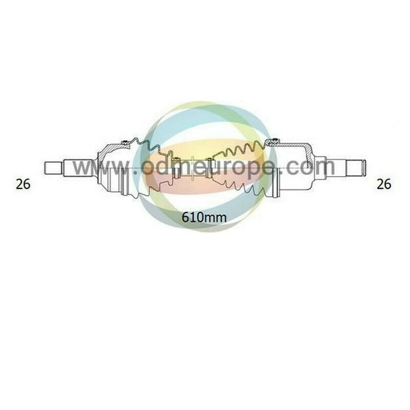 SEMIASSE/ALBERO MOTORE CAMBIO MANUALE / AUTOMATICO ANTERIORE SINISTRO Mazda 323F da 1994 a 1999