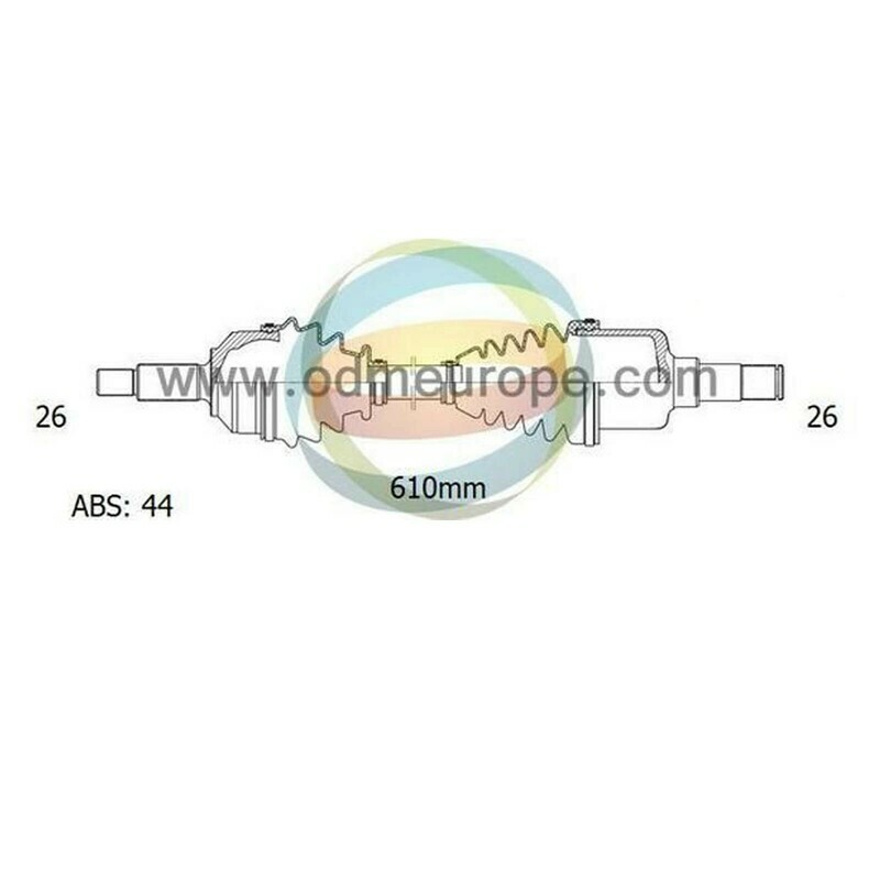 SEMIASSE/ALBERO MOTORE CAMBIO MANUALE / AUTOMATICO ANTERIORE SINISTRO Mazda	323F da 1994 a 1999