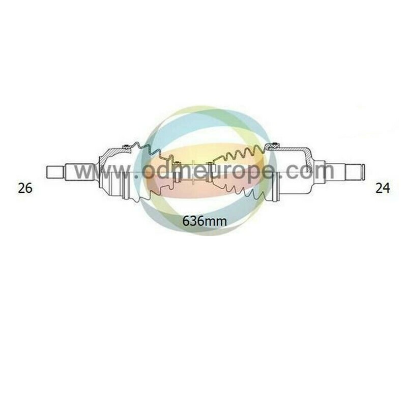 SEMIASSE/ALBERO MOTORE CAMBIO MANUALE / AUTOMATICO ANTERIORE SINISTRO Mazda	MX-3 / 323 da 1994 a 1999