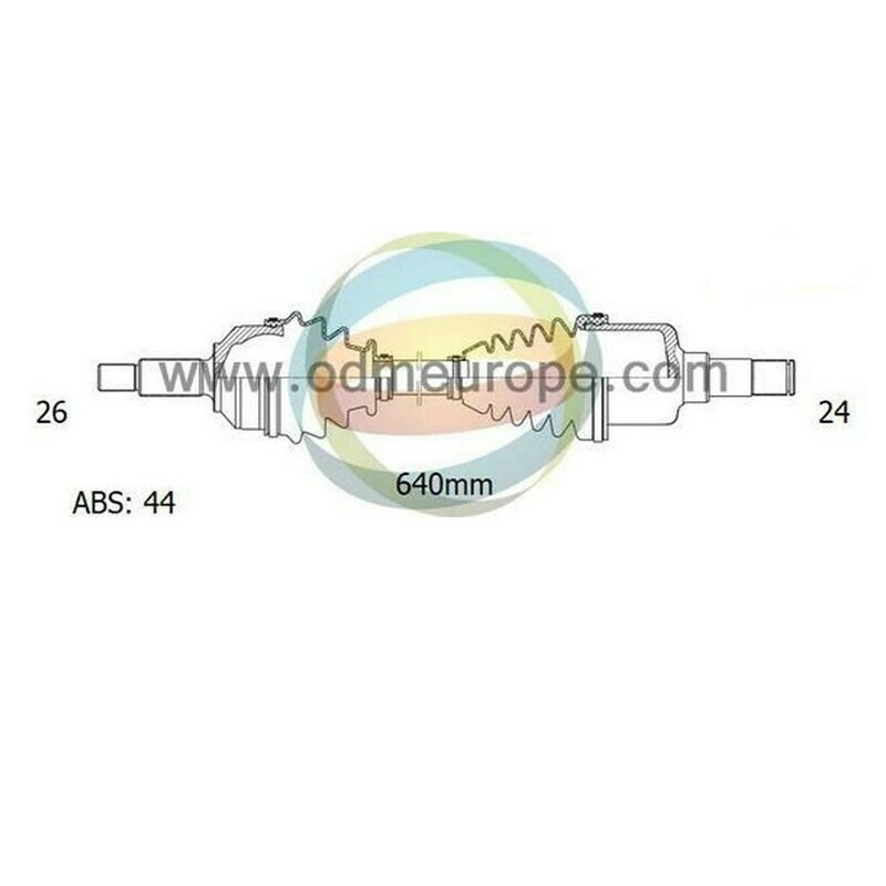 SEMIASSE/ALBERO MOTORE CAMBIO AUTOMATICO ANTERIORE SINISTRO Mazda MX-3 da 1991 a 1999