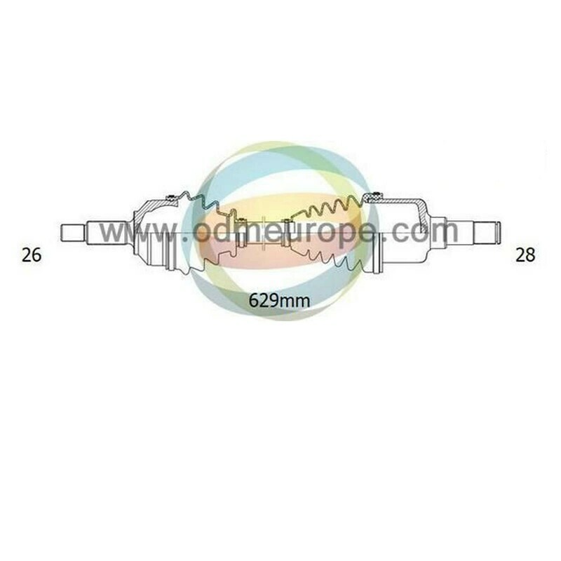 SEMIASSE/ALBERO MOTORE CAMBIO MANUALE ANTERIORE SINISTRO Mazda MX-3 da 1992 a 1998