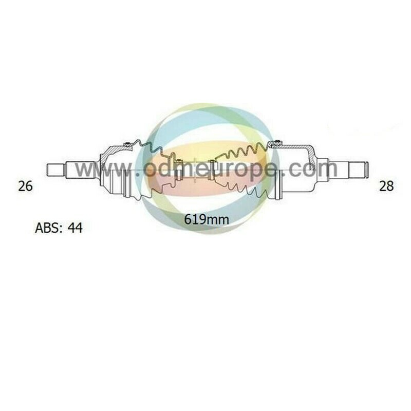 SEMIASSE/ALBERO MOTORE CAMBIO MANUALE ANTERIORE SINISTRO Mazda MX-3 da 1992 a 1998
