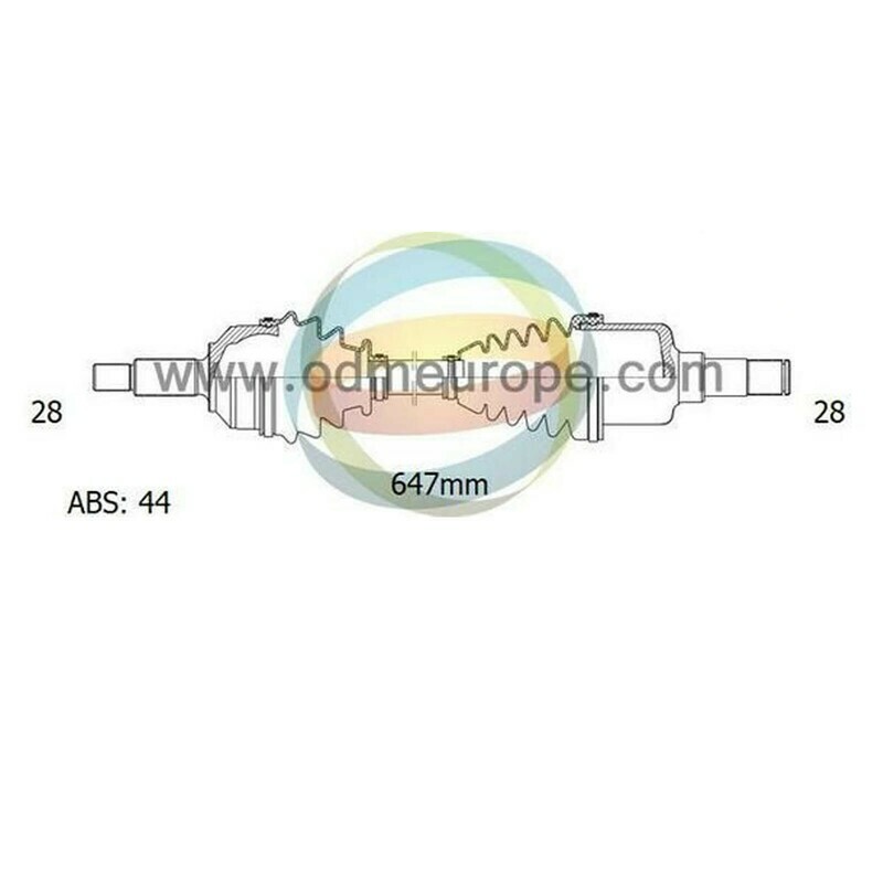 SEMIASSE/ALBERO MOTORE CAMBIO AUTOMATICO ANTERIORE SINISTRO Mazda 6 I da 2002 a 2008
