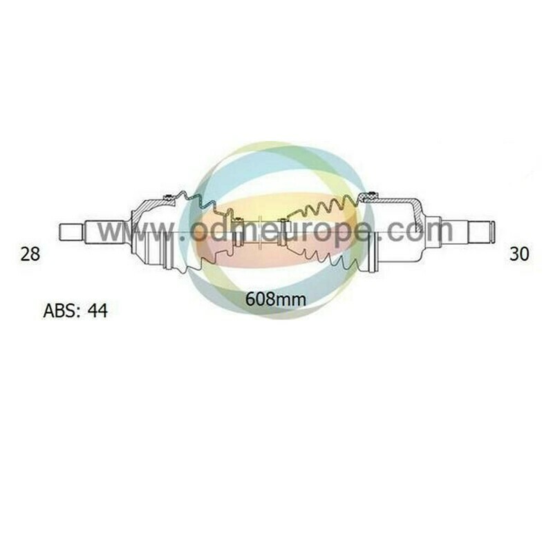 SEMIASSE/ALBERO MOTORE CAMBIO MANUALE ANTERIORE SINISTRO Mazda MPV II da 1999 a 2006