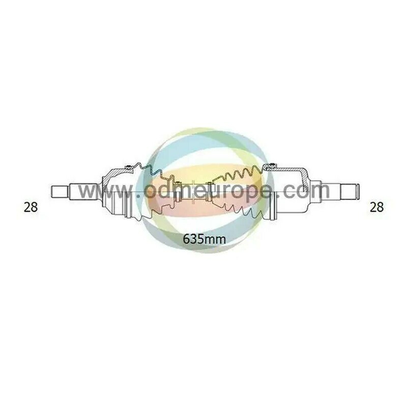 SEMIASSE/ALBERO MOTORE CAMBIO MANUALE ANTERIORE SINISTRO Mazda 5 I da 2005 a 2011