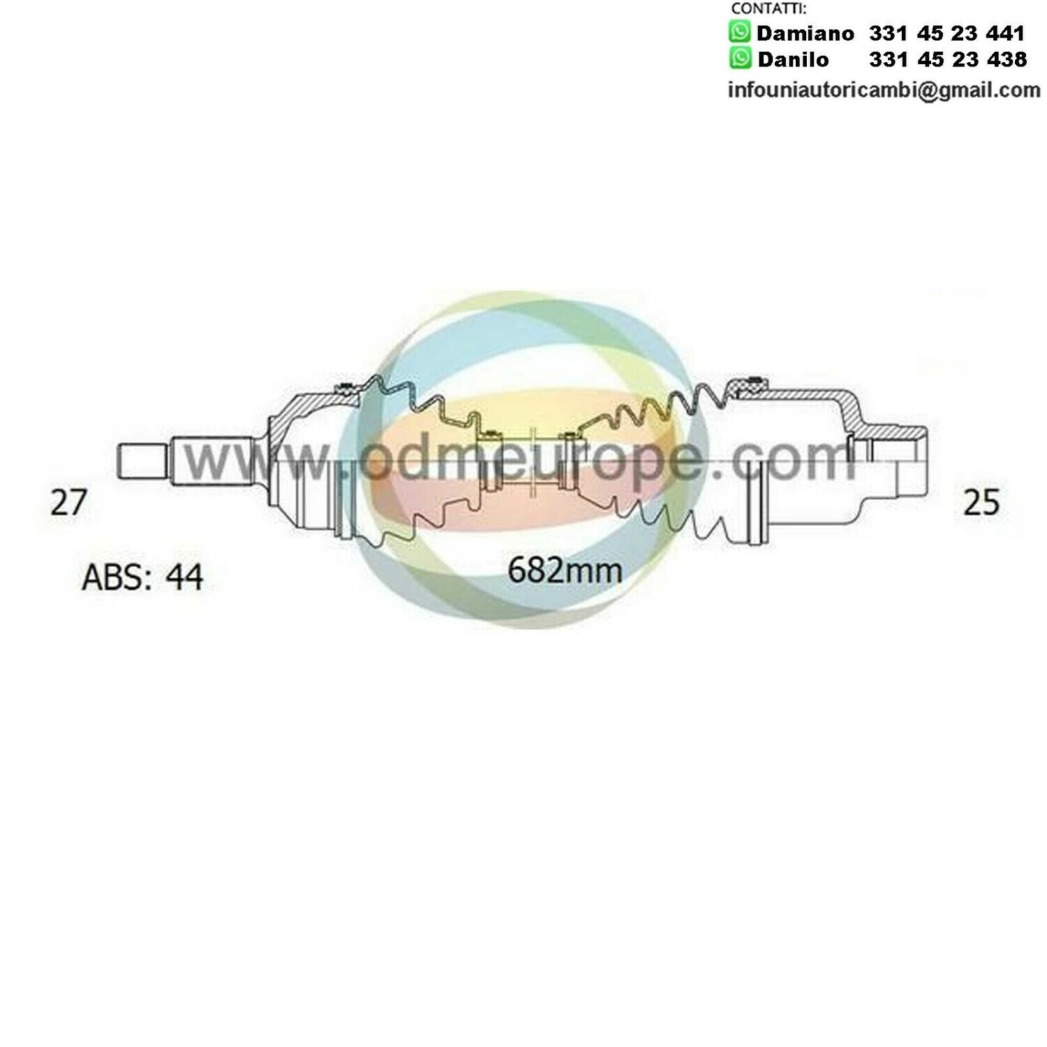 SEMIASSE/ALBERO MOTORE CAMBIO MANUALE / AUTOMATICO ANTERIORE SINISTRO / DESTRO Subaru Forester da 1997 a 2003 / Legacy III da 1998 a 2004 / Outback da 2000 a 2004
