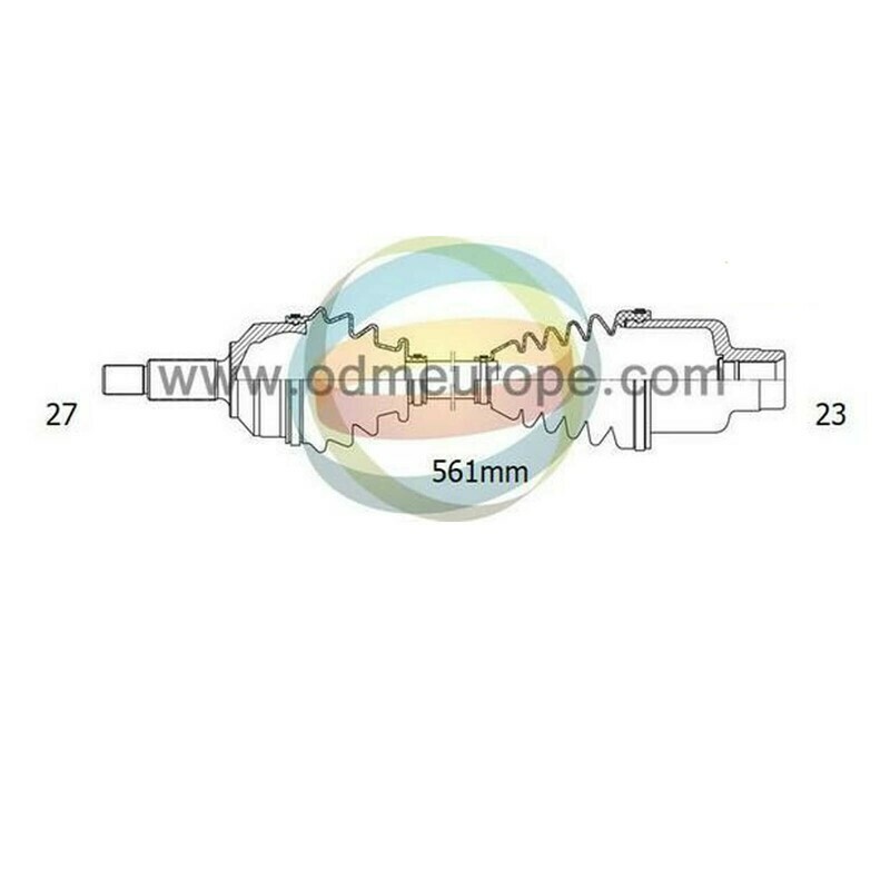 SEMIASSE/ALBERO MOTORE CAMBIO MANUALE / AUTOMATICO ANTERIORE SINISTRO / DESTRO Subaru Justy da 1989 a 1995