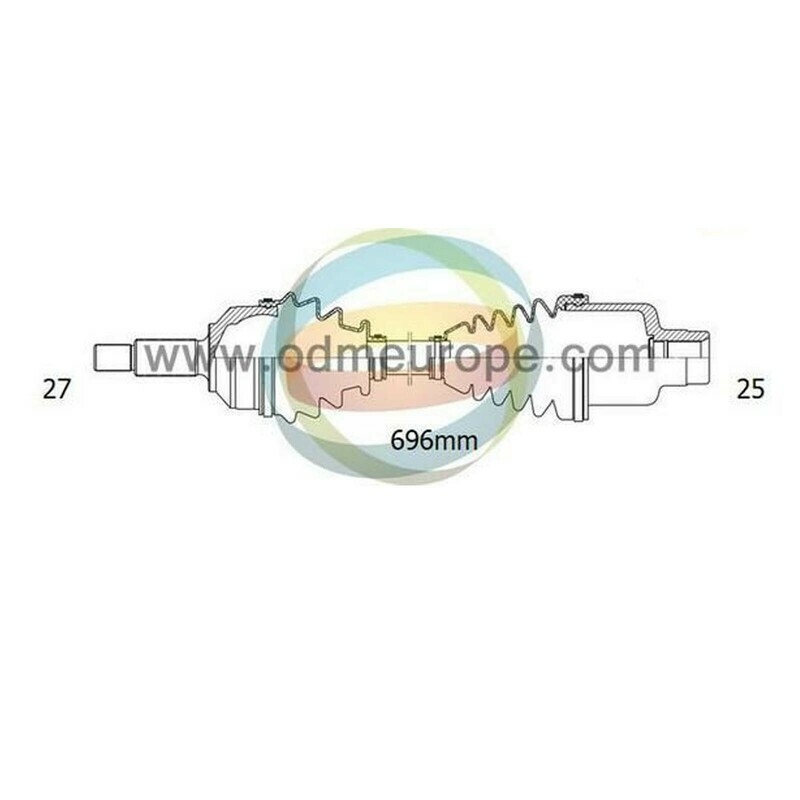 SEMIASSE/ALBERO MOTORE CAMBIO MANUALE ANTERIORE SINISTRO / DESTRO Subaru SVX da 1994 a 1998
