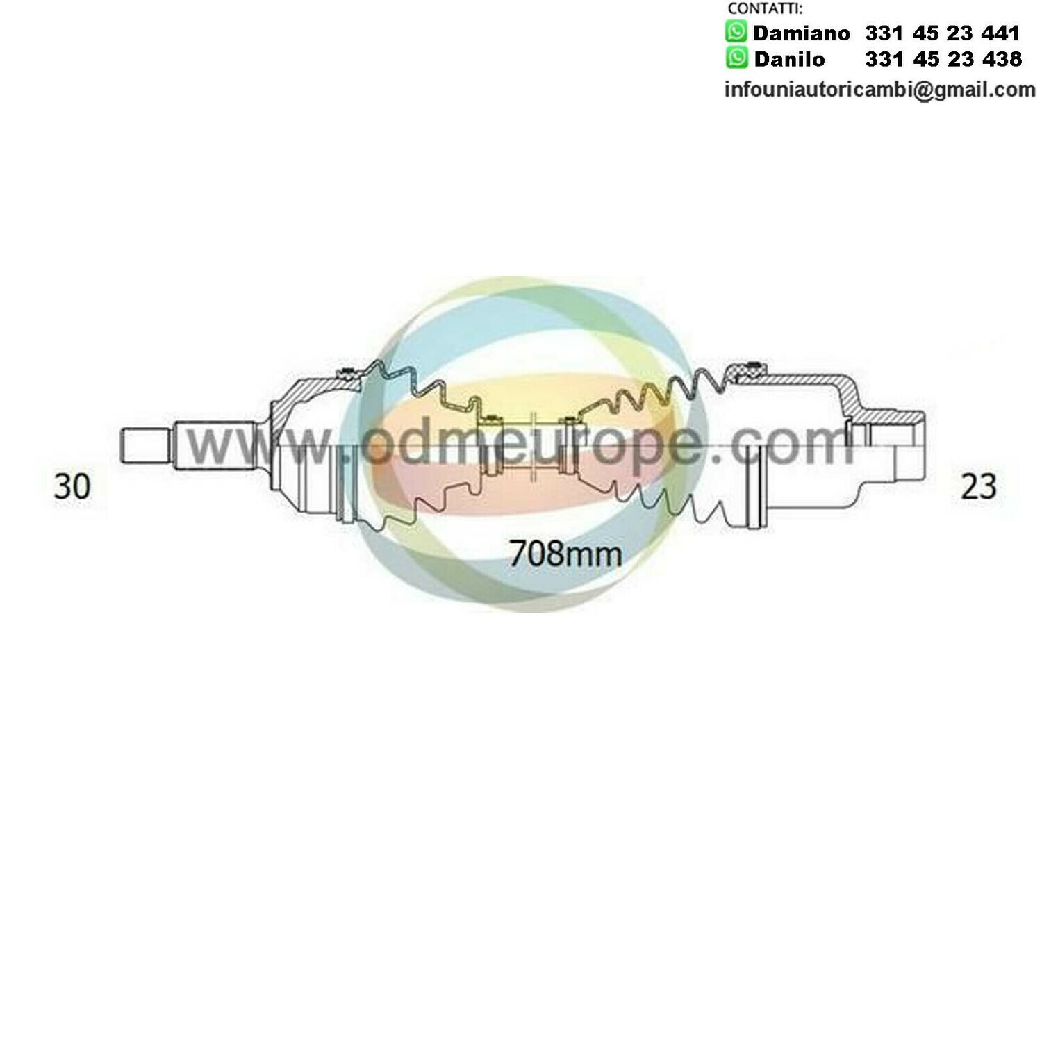 SEMIASSE/ALBERO MOTORE CAMBIO MANUALE / AUTOMATICO ANTERIORE SINISTRO / DESTRO Subaru Leone da 1984 a 1992