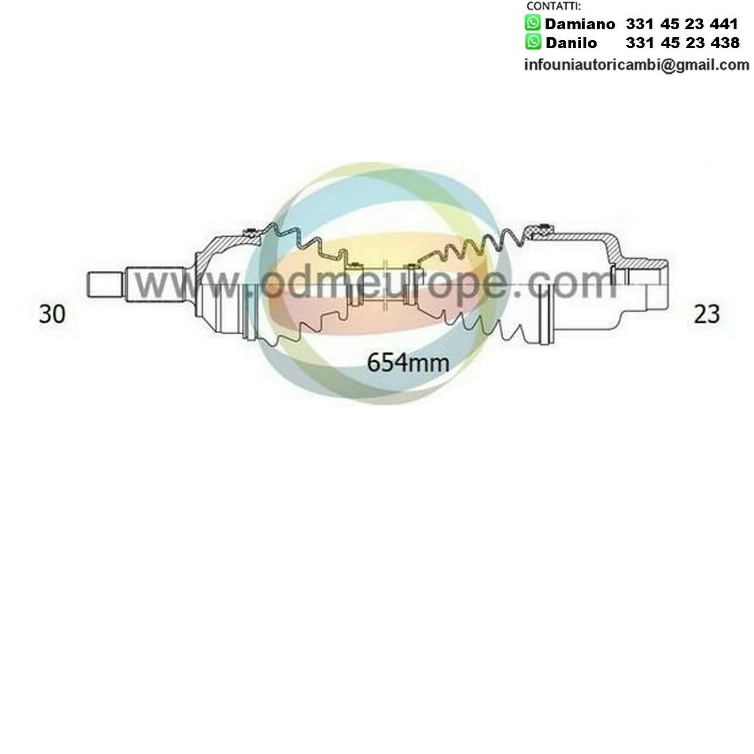 SEMIASSE/ALBERO MOTORE CAMBIO MANUALE / AUTOMATICO ANTERIORE SINISTRO / DESTRO Subaru Leone da 1979 a 1985