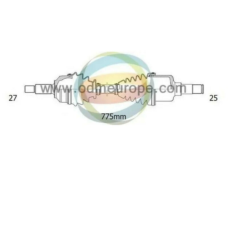 SEMIASSE/ALBERO MOTORE CAMBIO MANUALE ANTERIORE SINISTRO / DESTRO Subaru Impreza da 2008 a 2012 / Legacy IV da 2003 a 2009
