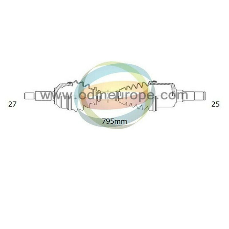 SEMIASSE/ALBERO MOTORE CAMBIO MANUALE / AUTOMATICO ANTERIORE SINISTRO / DESTRO Subaru Forester da 2008 a 2013