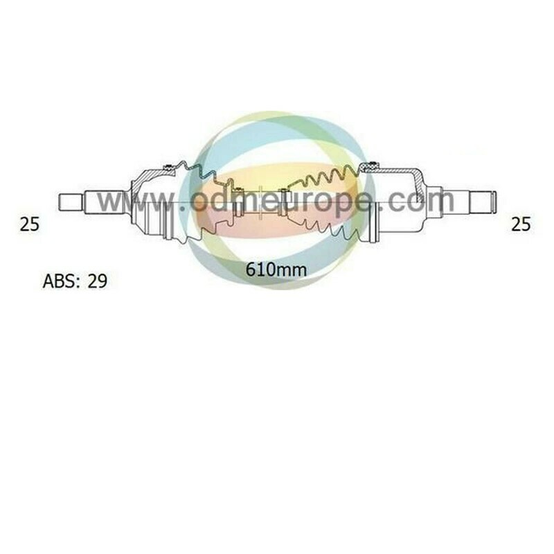 SEMIASSE/ALBERO MOTORE CAMBIO HYUNDAI	ACCENT I da 1994 a 2000 / PONY da 1989 a 1995