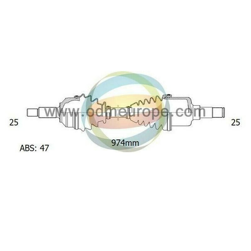 SEMIASSE/ALBERO MOTORE CAMBIO AUTOMATICO ANTERIORE SINISTRO Hyundai Sonata da 1993 a 1998