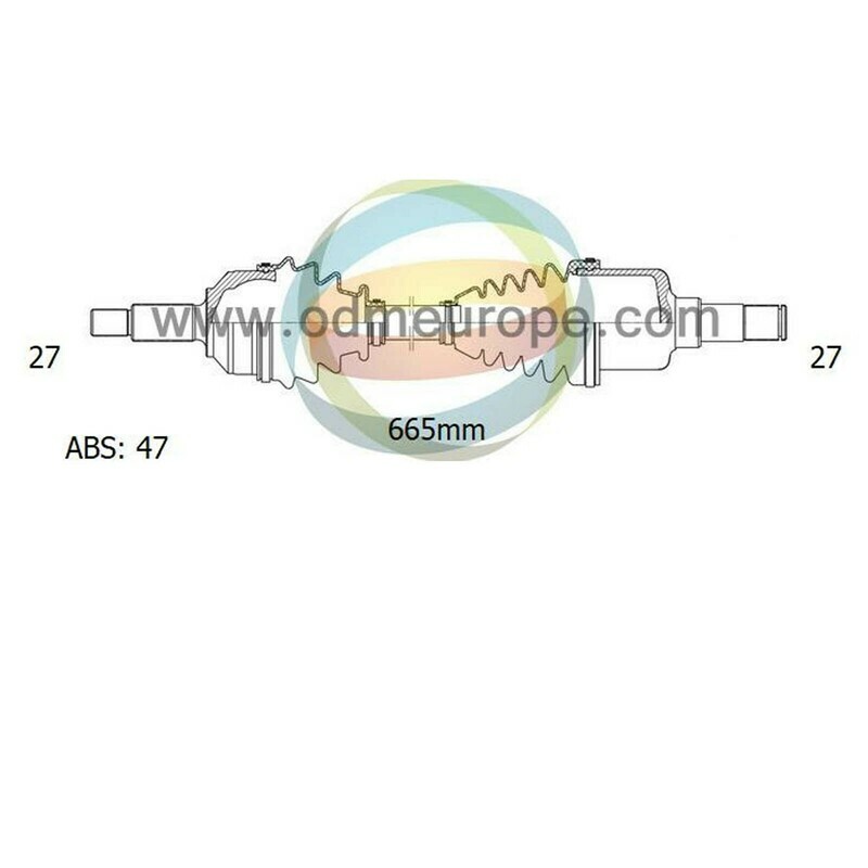 SEMIASSE/ALBERO MOTORE CAMBIO MANUALE / AUTOMATICO ANTERIORE SINISTRO Hyundai Sonata da 1998 a 2005 / Trajet da 2000 a 2009