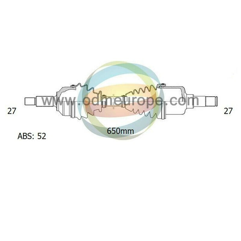 SEMIASSE/ALBERO MOTORE CAMBIO AUTOMATICO ANTERIORE SINISTRO Hyundai Santa Fe I da 2001 a 2006