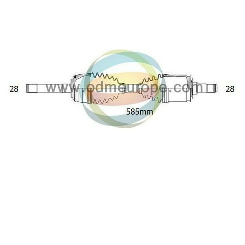 SEMIASSE/ALBERO MOTORE CAMBIO MANUALE Hyundai Galloper II da 1998 a 2004