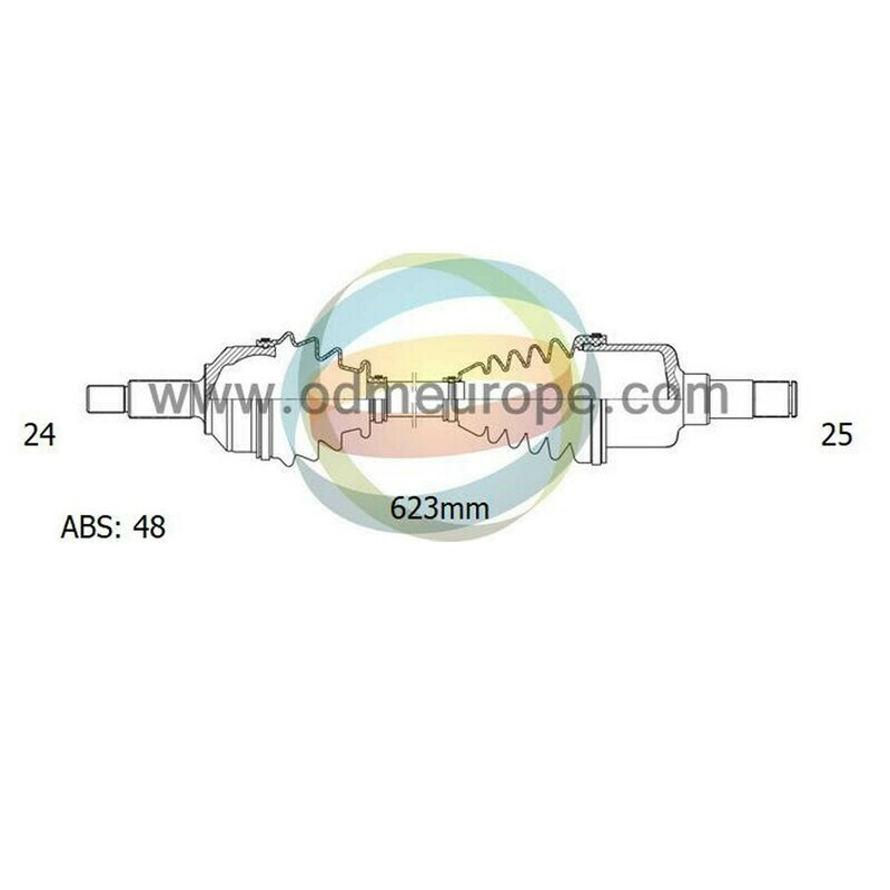 SEMIASSE/ALBERO MOTORE CAMBIO MANUALE ANTERIORE SINISTRO Hyundai i10 [PA] da 2007 a 2017