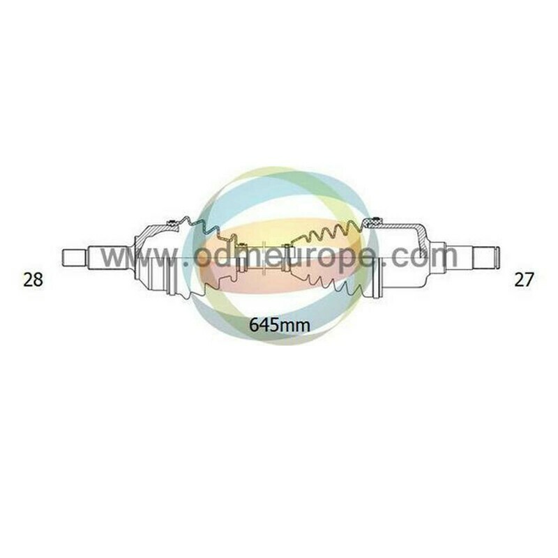 SEMIASSE/ALBERO MOTORE CAMBIO AUTOMATICO ANTERIORE SINISTRO Mitsubishi Grandis da 2004 a 2010
