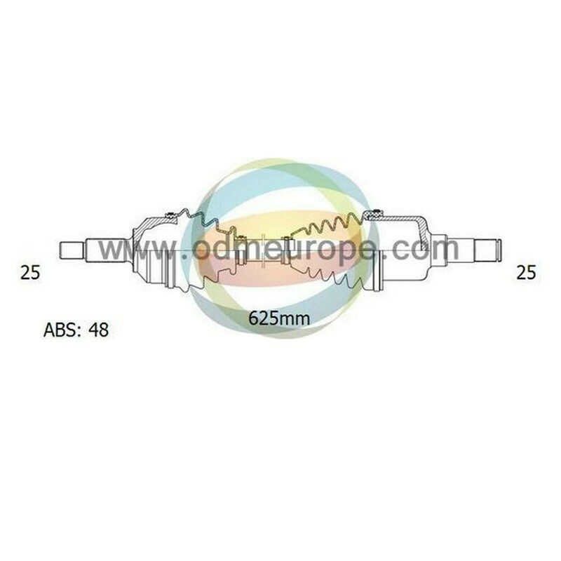 SEMIASSE/ALBERO MOTORE CAMBIO MANUALE ANTERIORE SINISTRO Hyundai Getz da 2003 a 2005