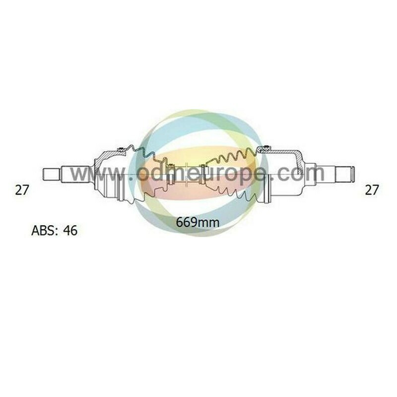 SEMIASSE/ALBERO MOTORE CAMBIO MANUALE ANTERIORE SINISTRO Hyundai i30 [FD] da 2007 a 2012