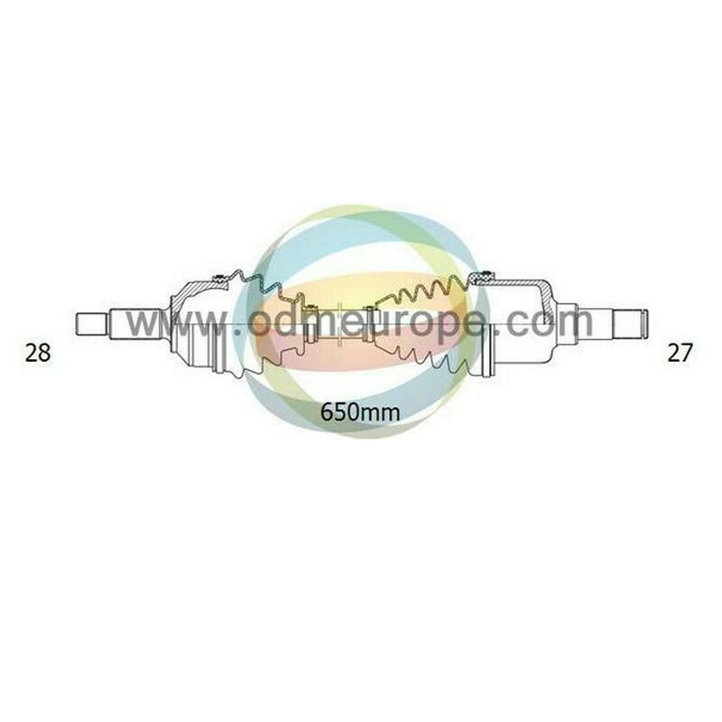 SEMIASSE/ALBERO MOTORE CAMBIO AUTOMATICO ANTERIORE SINISTRO Mitsubishi ASX da 2010 a 2020 / Outlander II da 2006 a 2013 / Lancer [Sportback] da 2008 a 2020