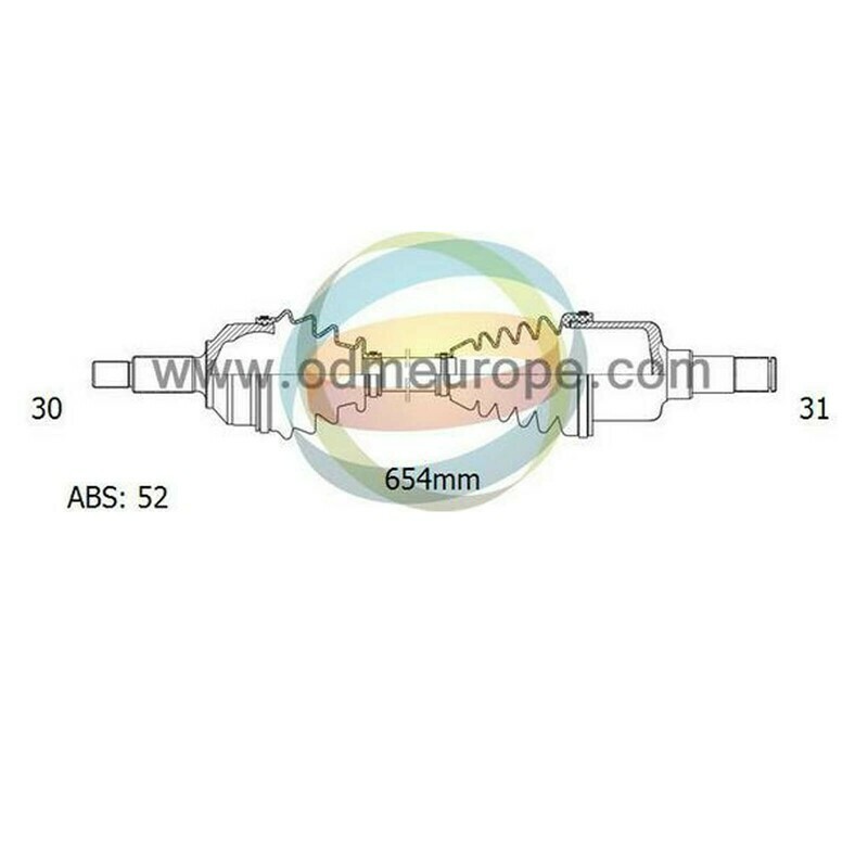 SEMIASSE/ALBERO MOTORE CAMBIO AUTOMATICO ANTERIORE SINISTRO Hyundai Santa Fe II da 2009 a 2012 / Kia Sorento II da 2009 a 2020