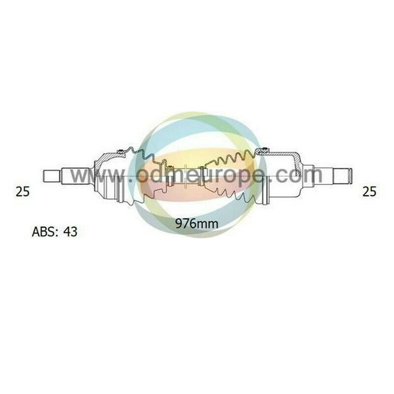 SEMIASSE/ALBERO MOTORE CAMBIO MANUALE / AUTOMATICO ANTERIORE DESTRO Mitsubishi Eclipse da 1995 a 1999