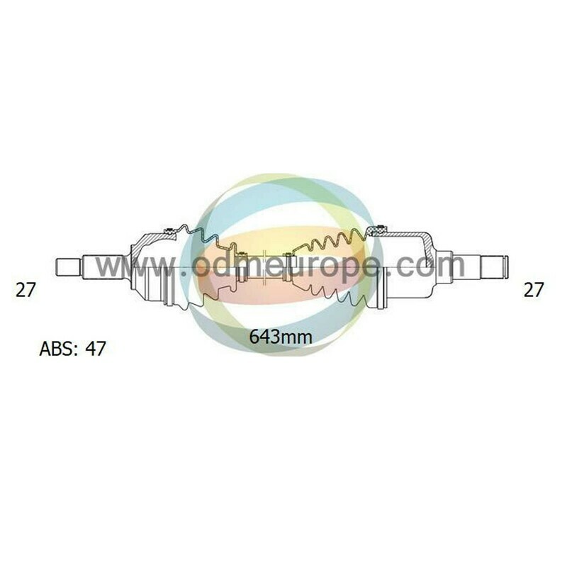 SEMIASSE/ALBERO MOTORE CAMBIO AUTOMATICO Mitsubishi 3000GT da 1991 a 1998