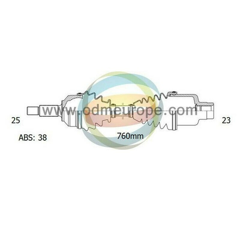 SEMIASSE/ALBERO MOTORE CAMBIO MANUALE / AUTOMATICO Proton Savvy da 2005 a 2013